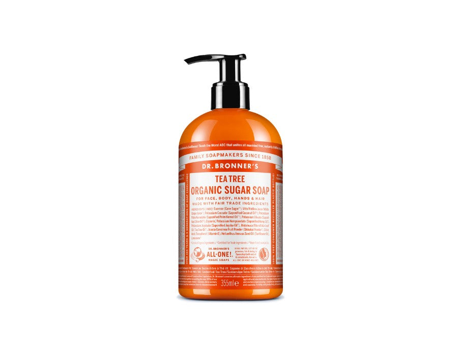 Dr. Bronner's Seifenpumpe - Teebaum - 355 ml