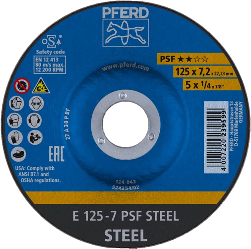 Pferd ABS Stahl A30 125-7 | 10 Stück
