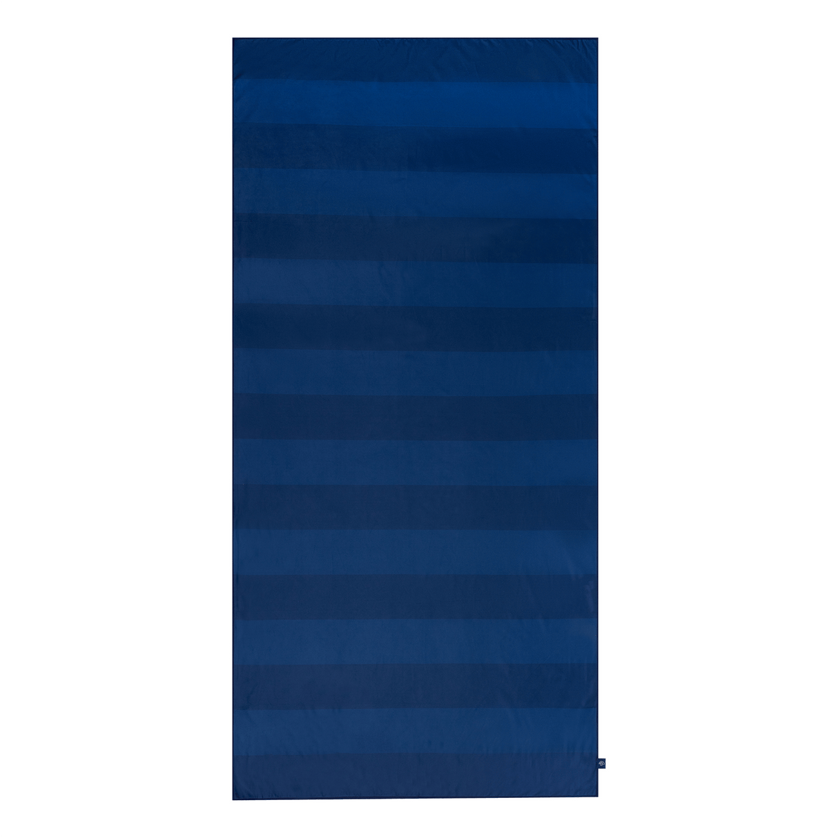 Lebendige Streifen | blaues Mikrofaserhandtuch 135 x 65 cm