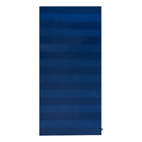 Lebendige Streifen | blaues Mikrofaserhandtuch 180 x 90 cm