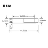 Enduro-Lager B 542 max – abec 3 max (radial) – 1 5 16''x1 3 4''x9 32''