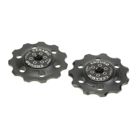 Enduro-Lager-Stützradsatz Zero Keramik – Shimano – 11 Gänge – Schwarz