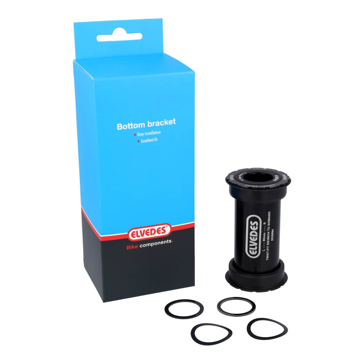 Twist Fit Bod Breach Eledes für BB386 Shimano 46 x 86 mm