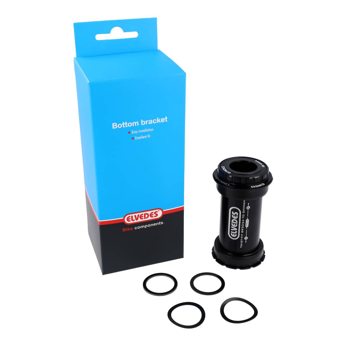 Elvedes bottenfäste adapter twistfit bb höger shimano 24mm