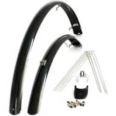 Eurofender Fender Set Elegance 58mm 26 Sort