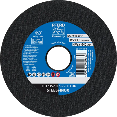 Pferd dss inox a60 115-1.0 | 25 Stück