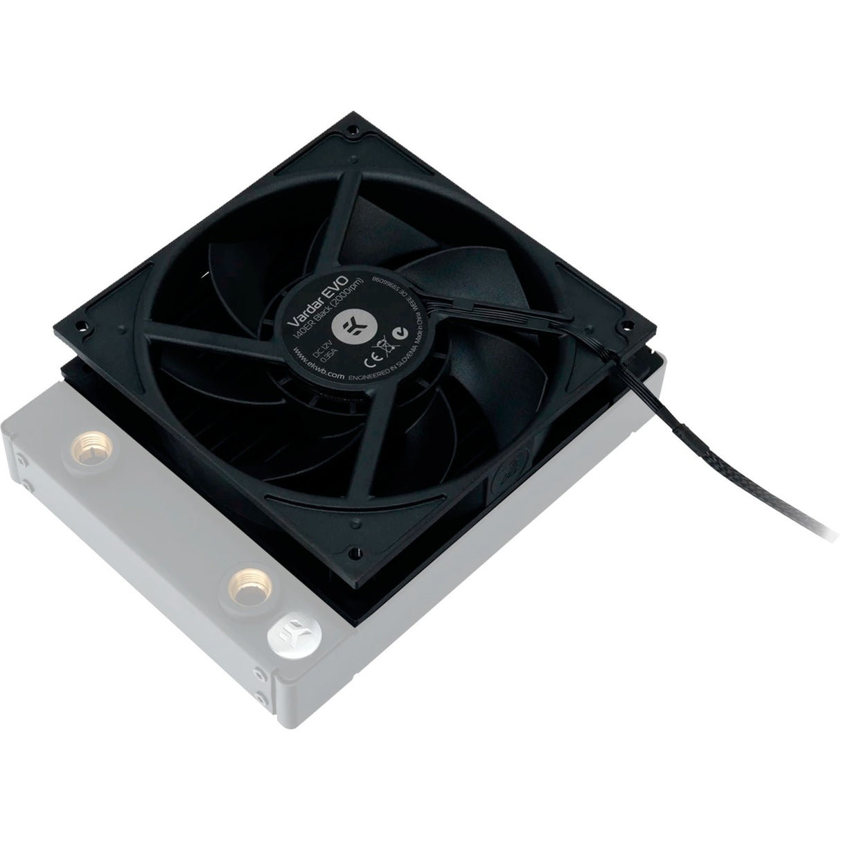 EKWB EK-VARDAR EVO 140ER Black BB (500-2000 U / min)