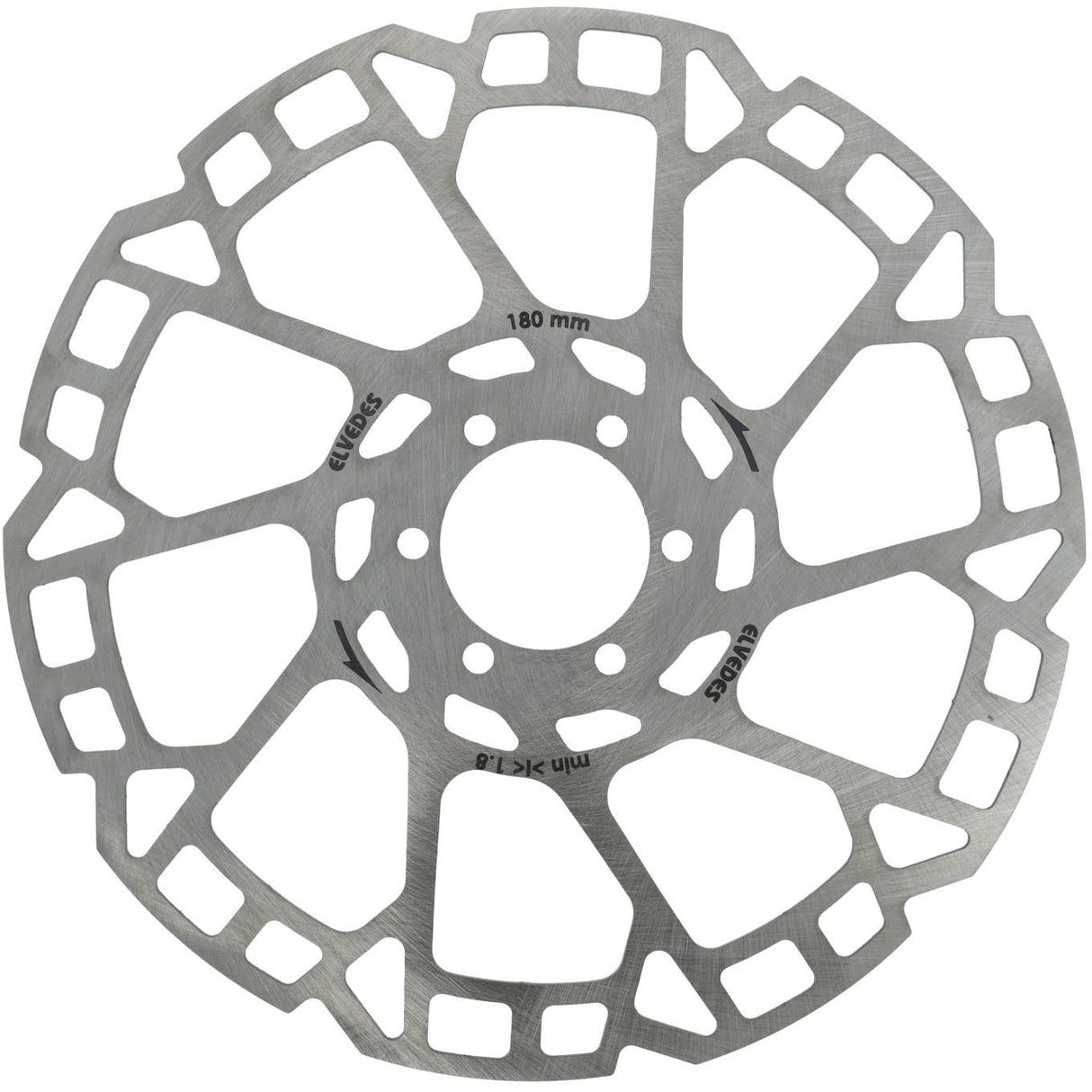 Elvedes brake disc 6-hole Ø203mm T = 2.0mm