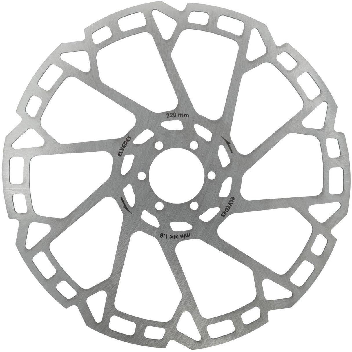 Elvedes Brake Disc 6-huller Ø220mm t = 2,0 mm