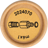 Elvedes Set M6-Stecker, Klemmschraube und Unterlegscheibe (4 Stück)