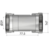 Elvedes Tretlagergewinde passend für T47A (Cervélo) für Sram Dub