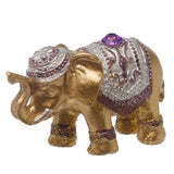 Mini-Räucherstäbchenhalter mit glitzerndem Glückselefanten
