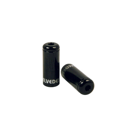 Pot Cable Hut ergeht schwarze 5,0 mm | Aluminium 50 Stück