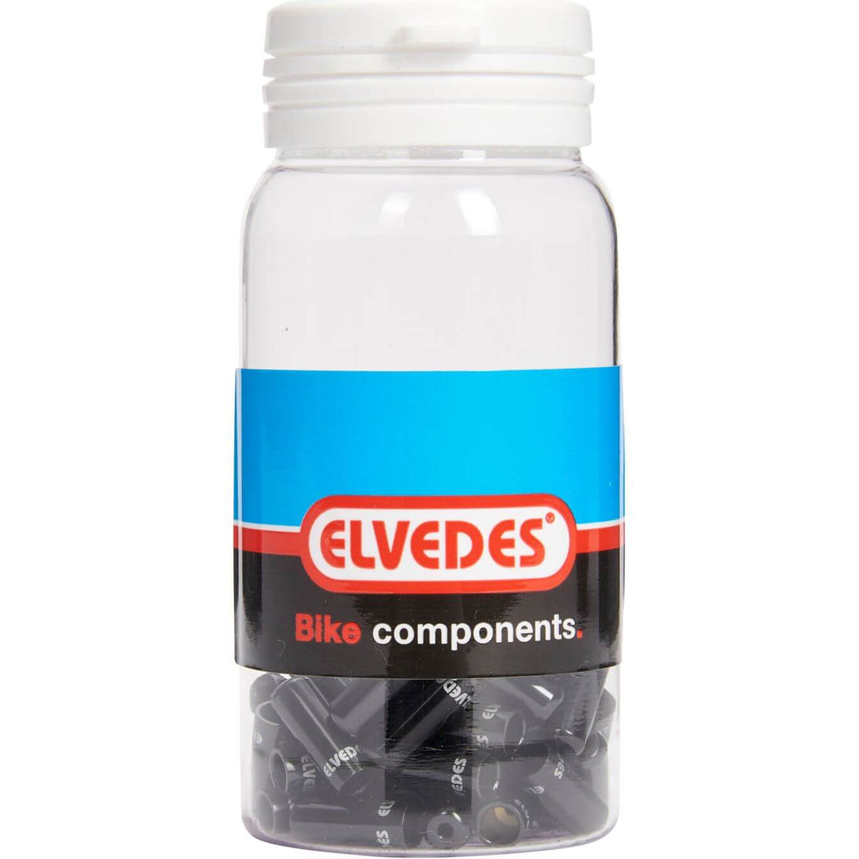 Elvedes Topfkabelkappen schwarz 4,2 mm | Aluminium | 50 Stück