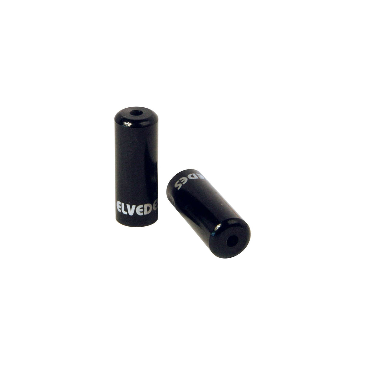 Elvedes Topfkabelkappen schwarz 4,2 mm | Aluminium | 50 Stück