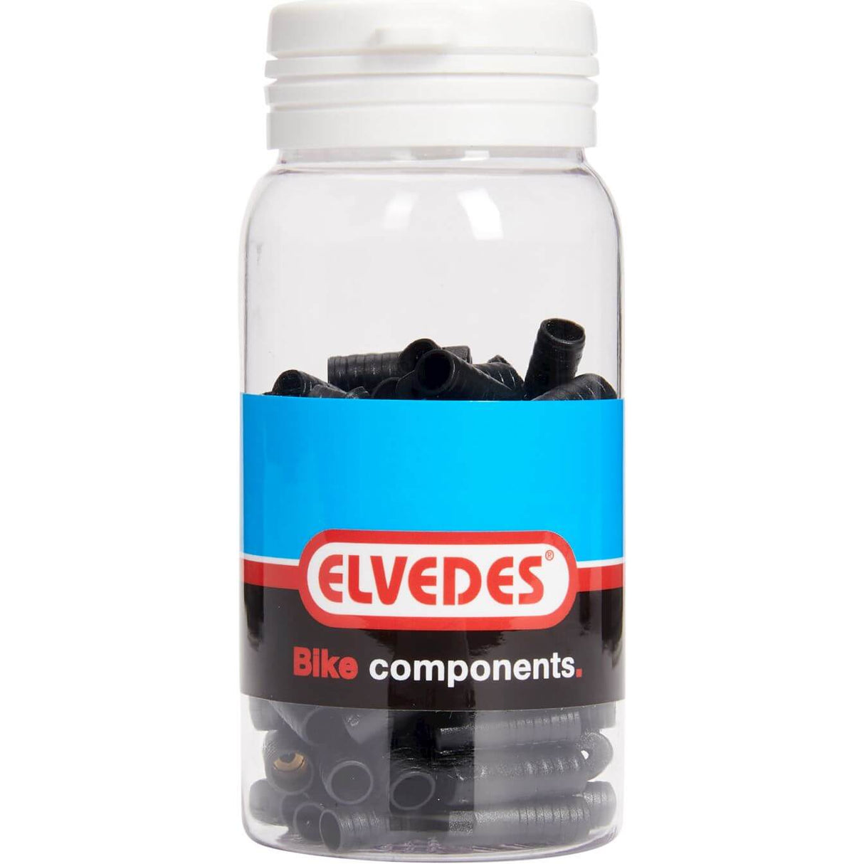 ELVEDES Kabelhut 4,3 mm PVC Schwarz versiegelt (100.)