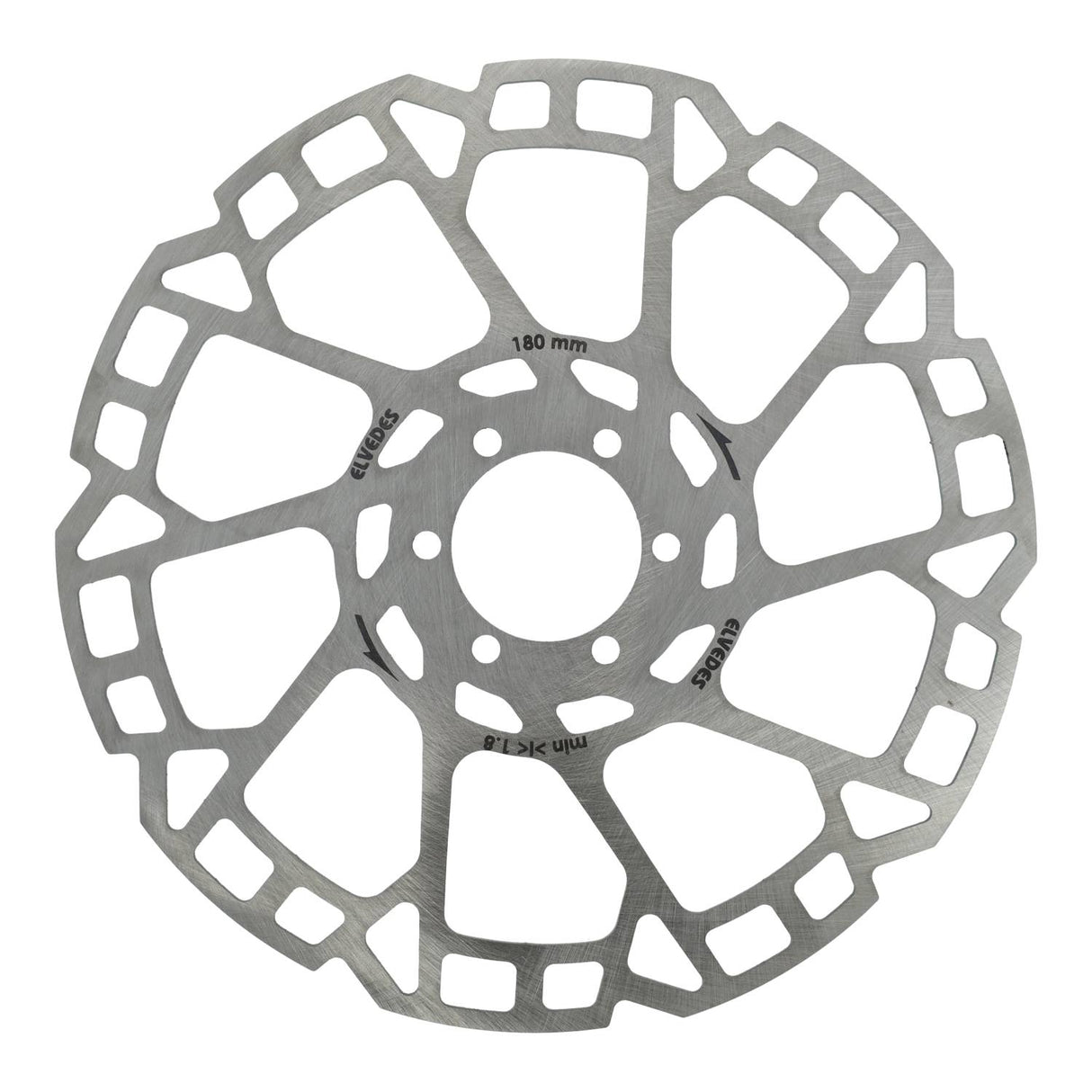 Disque de frein Elvedes 6 trous Ø180 mm t = 2,0 mm