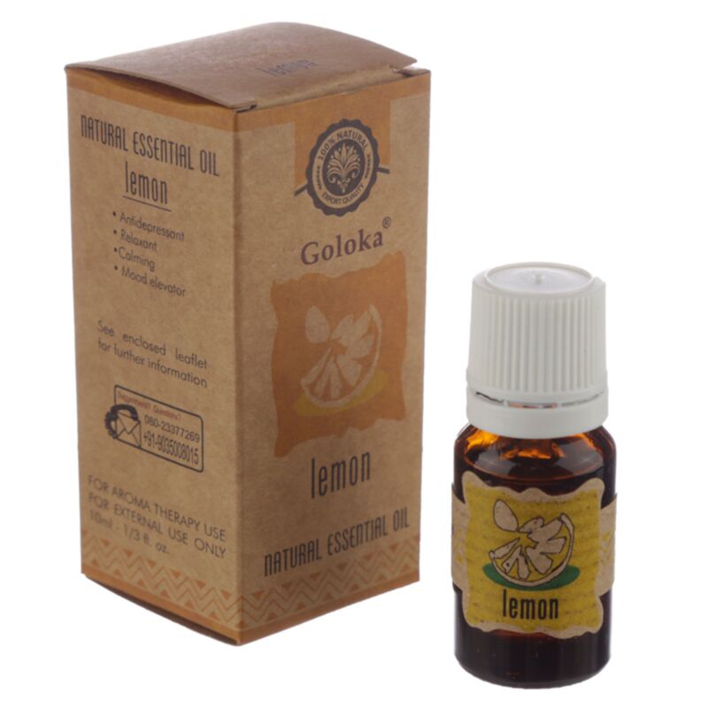 Goloka Zitronenöl, natürliches ätherisches Öl, 10 ml