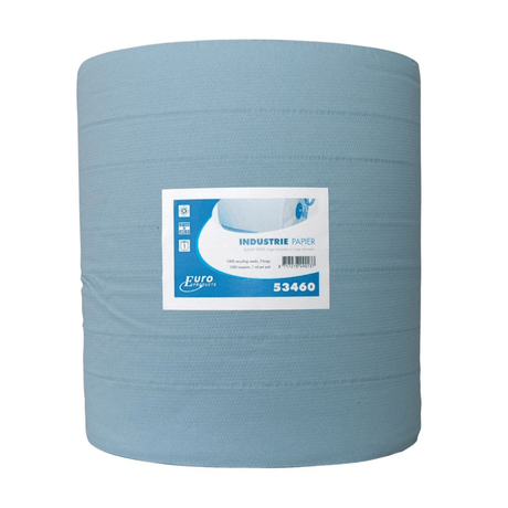 Industriepapier, blau, stark, 3-lagig, 400 m, 37 cm