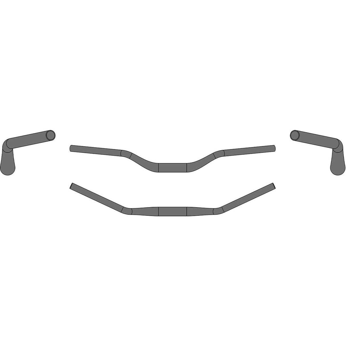 Ergotec stuur riser 50 comfort 31,8 780mm zwart oem