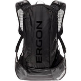 Ergon BX2 Evo Ryggsekk Svart - Lett - Passer for dagsturer - 10 + 1.5L Volum - Vanntett - Polyester Nylon - Annet fastefestesystem - inkludert regndekke