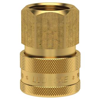 Lüdecke ludecke snelkoppeling 1 2 binnendraad dn9
