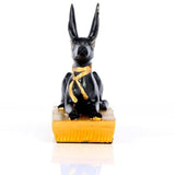 Ägypten - liegender Anubis aus schwarzem Gold