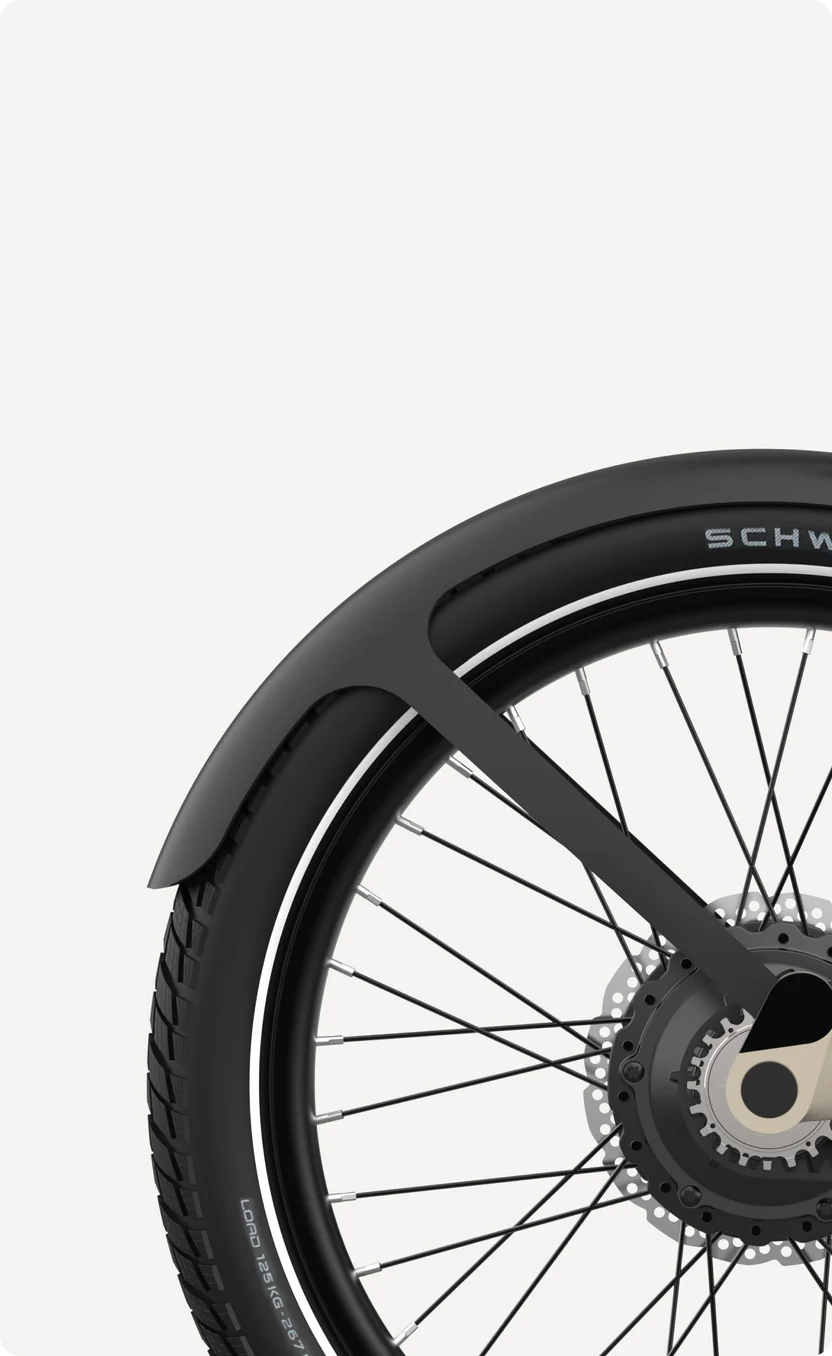 Eovolt Kotflügel hinten Nachmittag Pro schwarz