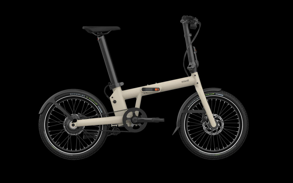 Bici pieghevole elettrica Eovolt Pro 20 V0 Taupe