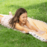 Safari-Chic | Beige aufblasbare Wasserrutsche