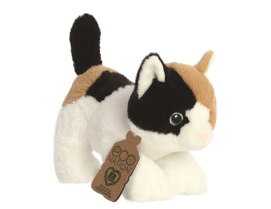 Eco Nation Pluchen Cuddle Lapjeskat 22 cm