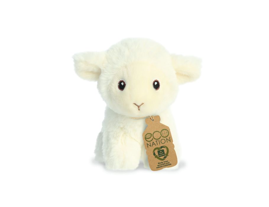 Eco Nation Plüsch-Kuscheltier - Mini - Lamm - 13 cm