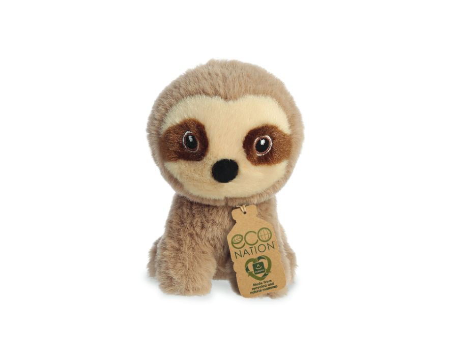 Eco Nation Pluchen Kuschel - Mini - Faultier - 13 cm