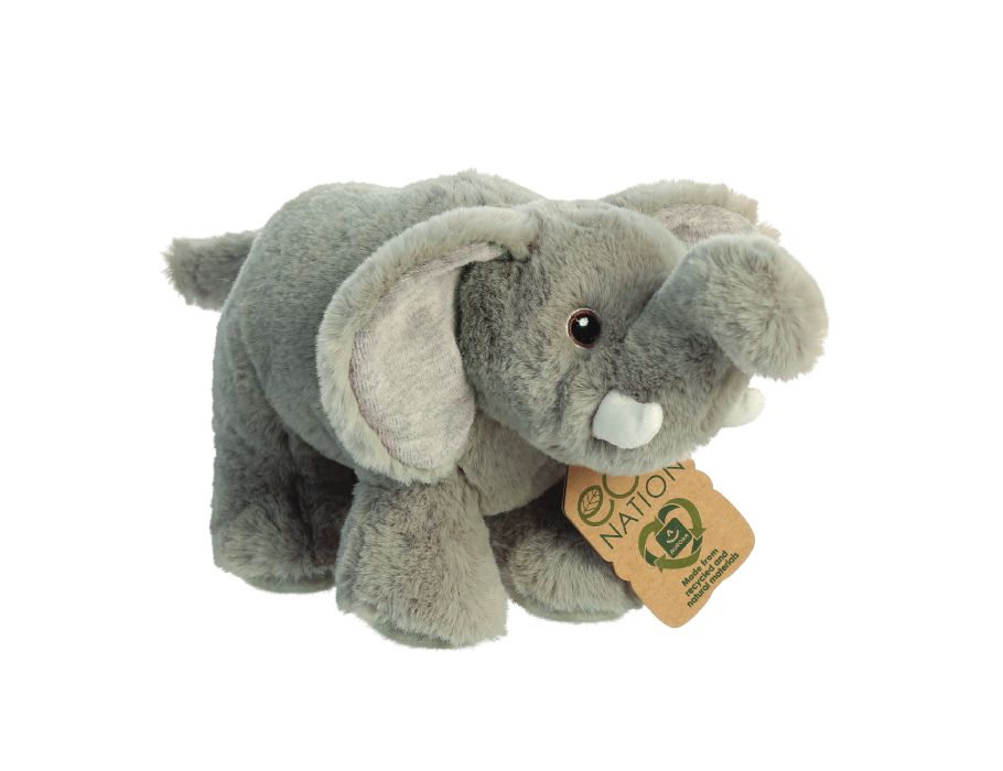 Eco Nation Plüsch-Kuscheltier - Elefant - 26 cm