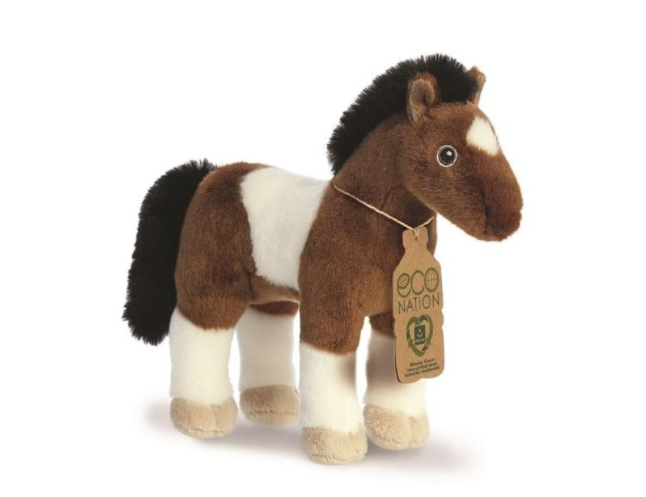 Eco Nation Plüsch-Kuscheltier - Pferd - 28 cm