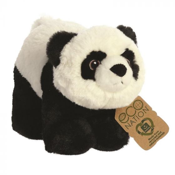 Eco Nation Plüsch-Kuscheltier - Panda - 23 cm