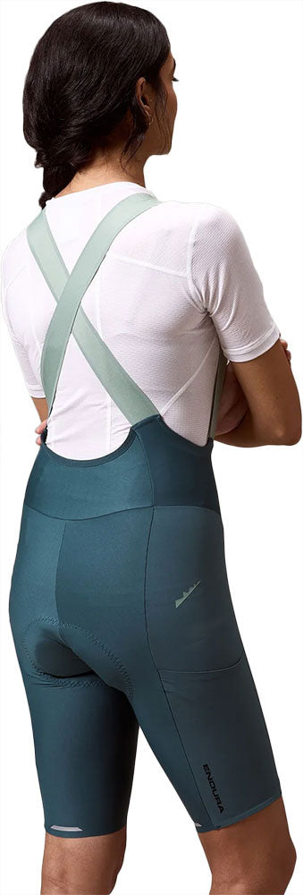Endura alltrack ride - women's bib shorts with pad | l