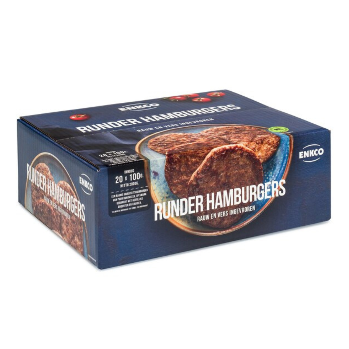Enkco Hamburger Rindfleisch (20x 100 gr)