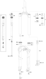 Rockshox Federgabel Pike DJ 26 Susp.Fork RS Pike DJ 100 mm schwarz