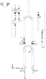 RockShox Federgabel Judy Silver TK 27,5 Boost Susp.Fork RS Judy Sil.TK 120mm Black Poploc