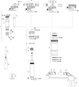Rockshox Stoßdämpfer Super Deluxe Ultimate RC2T Hinterradstoßdämpfer RS ​​Sup.del. ult.rc2t 185x55mm