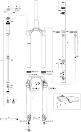 Rockshox Federgabel Lyrik Ultimate RC2 27,5 Boost Sus.Fork RS Lyrik Ult.RC2 27,5 Boost 140 mm grün