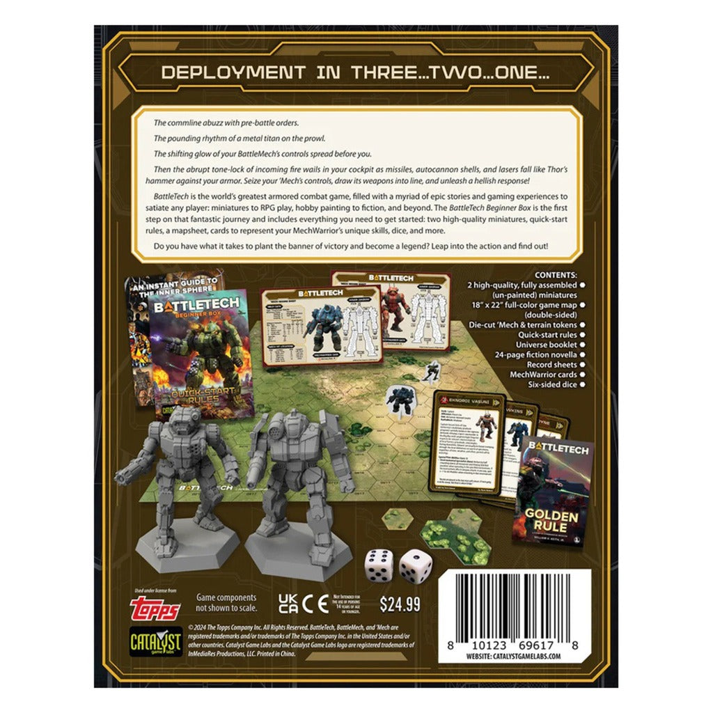 Europäisches Spielernetzwerk Battletech: Einsteigerbox (40-jähriges Jubiläum)