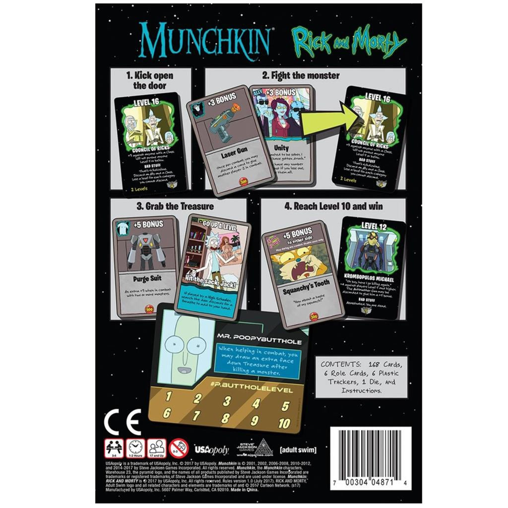 Europäisches Spielernetzwerk Munchkin: Rick und Morty