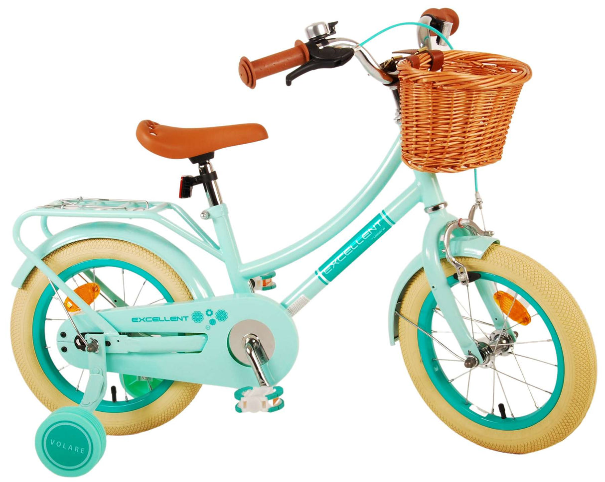 Volare Volare Children's Bike Girls 14 palcové zelené