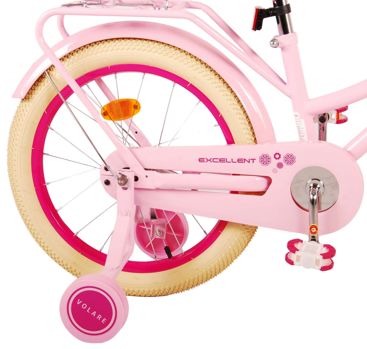 Volare Volare Kinderfiets Meisjes -18 inch Roze 95% afgemonteerd