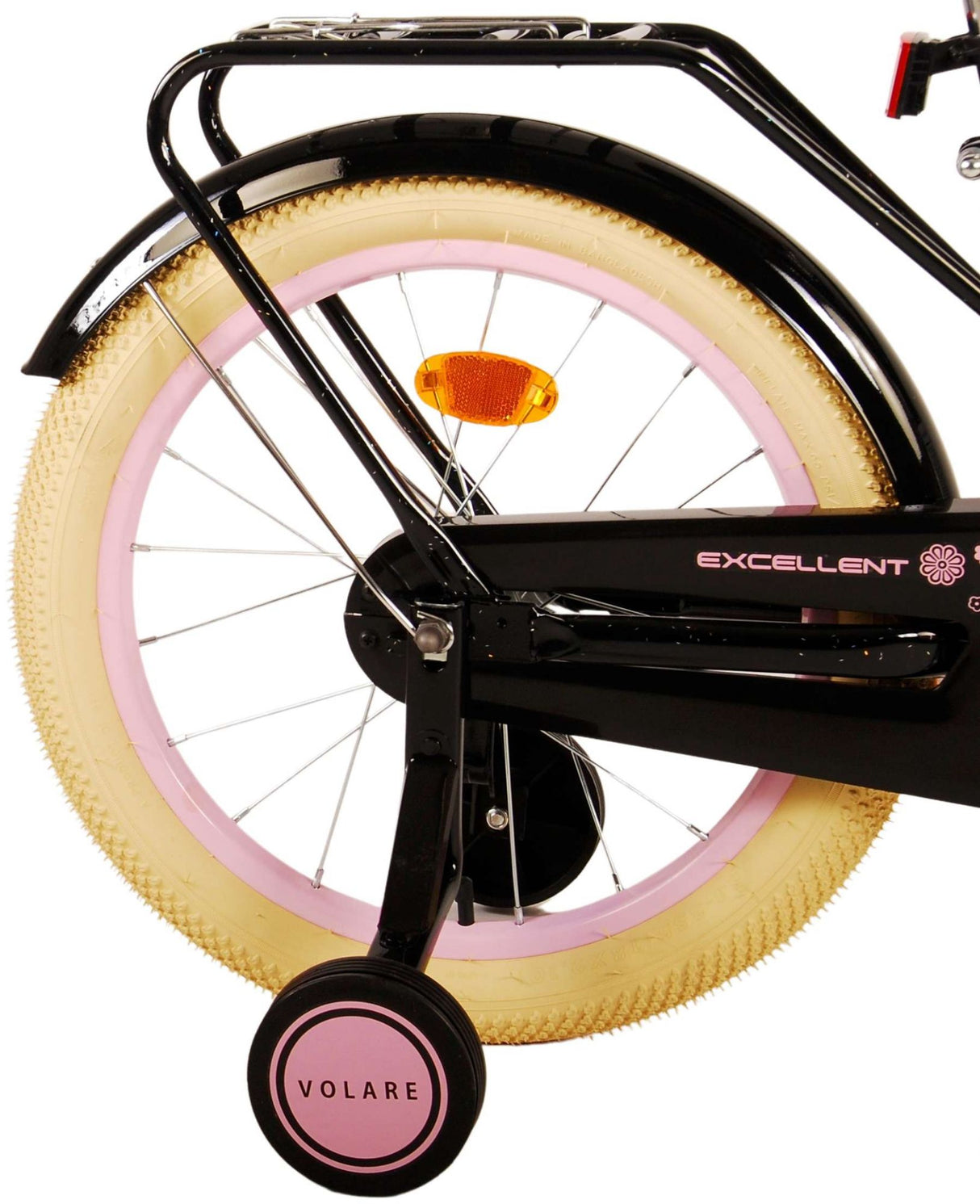 Virerare Eccellente bicicletta per bambini - Girls - 18 pollici - Nero - 95% assemblato