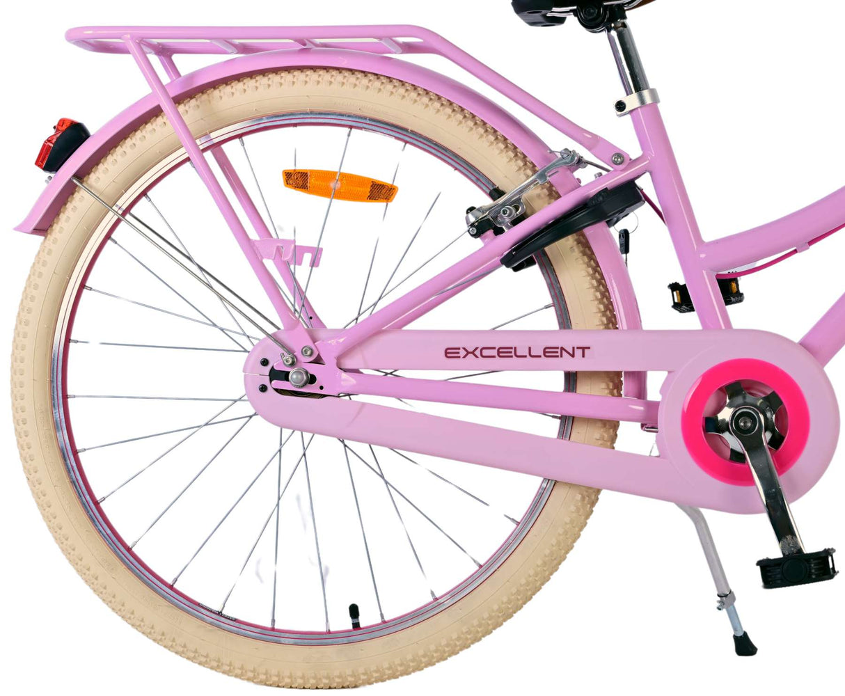 Volare Volare Children's Bike Girls Rosette de 24 pulgadas Fragos de mano