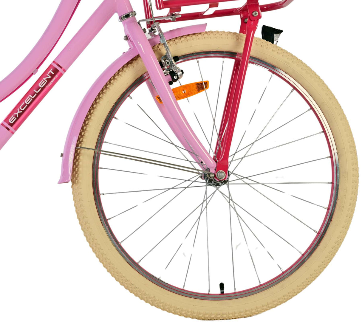 Volare Volare Children's Bike Girls 24 pouces Rosette Hand freins