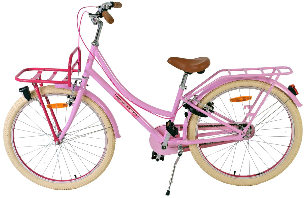 Volare Volare Kinderfiets Meisjes 24 inch RozeTwee handremmen